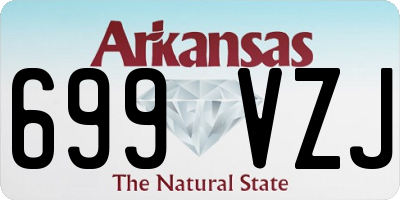 AR license plate 699VZJ