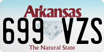 AR license plate 699VZS