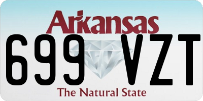 AR license plate 699VZT