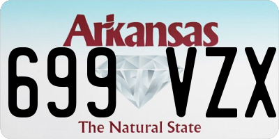 AR license plate 699VZX