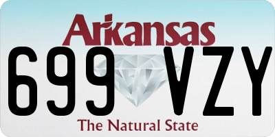AR license plate 699VZY