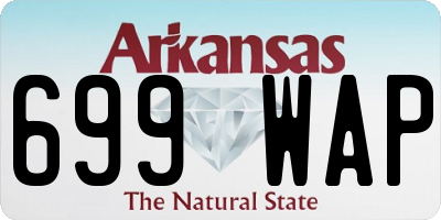 AR license plate 699WAP