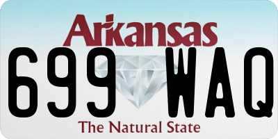 AR license plate 699WAQ