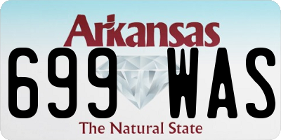 AR license plate 699WAS