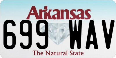 AR license plate 699WAV