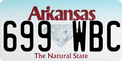 AR license plate 699WBC