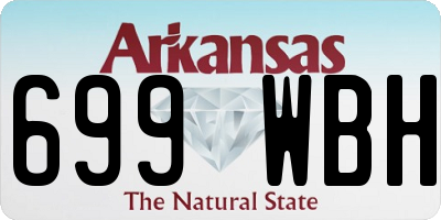 AR license plate 699WBH