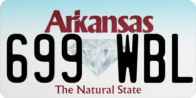 AR license plate 699WBL