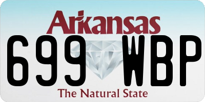 AR license plate 699WBP