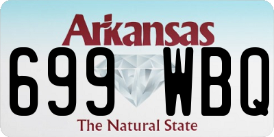 AR license plate 699WBQ