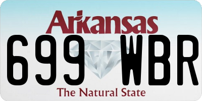AR license plate 699WBR