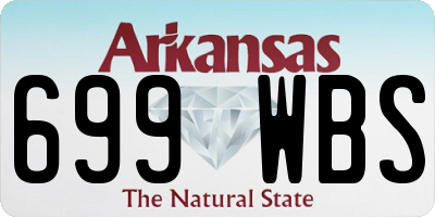 AR license plate 699WBS