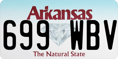 AR license plate 699WBV