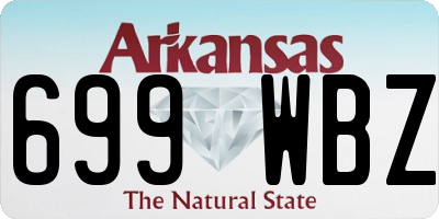 AR license plate 699WBZ