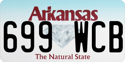 AR license plate 699WCB