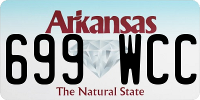 AR license plate 699WCC