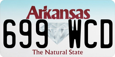AR license plate 699WCD