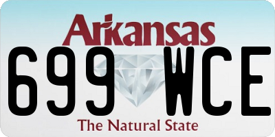 AR license plate 699WCE