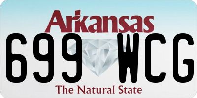 AR license plate 699WCG