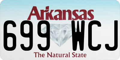 AR license plate 699WCJ