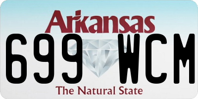 AR license plate 699WCM