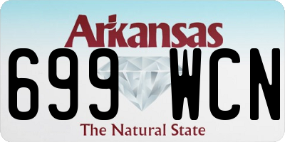 AR license plate 699WCN