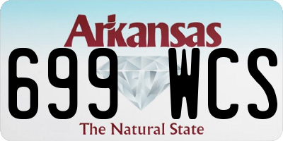 AR license plate 699WCS