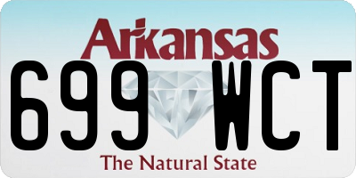AR license plate 699WCT