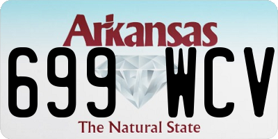 AR license plate 699WCV
