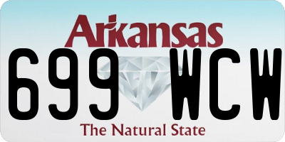 AR license plate 699WCW