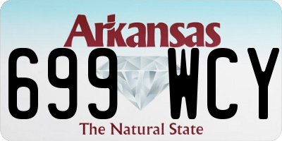 AR license plate 699WCY