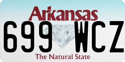 AR license plate 699WCZ