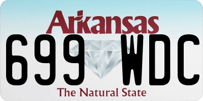 AR license plate 699WDC