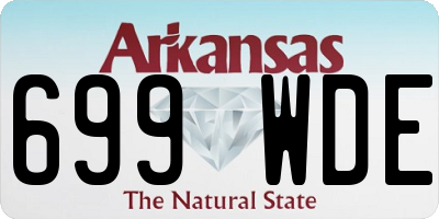 AR license plate 699WDE
