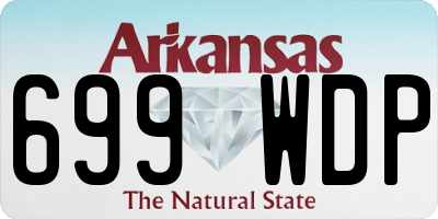 AR license plate 699WDP