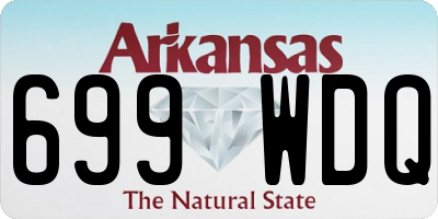 AR license plate 699WDQ