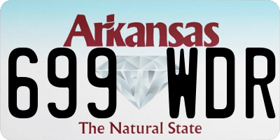 AR license plate 699WDR