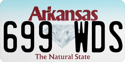 AR license plate 699WDS