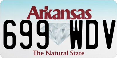 AR license plate 699WDV
