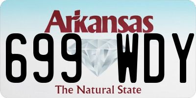AR license plate 699WDY