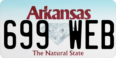 AR license plate 699WEB