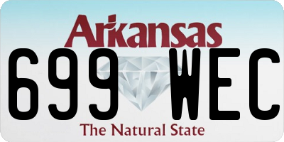 AR license plate 699WEC
