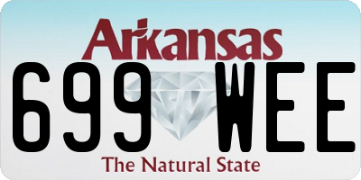 AR license plate 699WEE