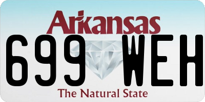 AR license plate 699WEH