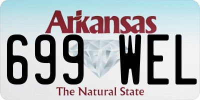 AR license plate 699WEL
