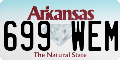 AR license plate 699WEM