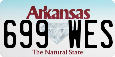 AR license plate 699WES