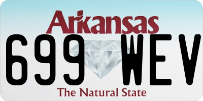 AR license plate 699WEV