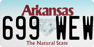 AR license plate 699WEW