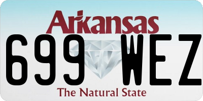 AR license plate 699WEZ